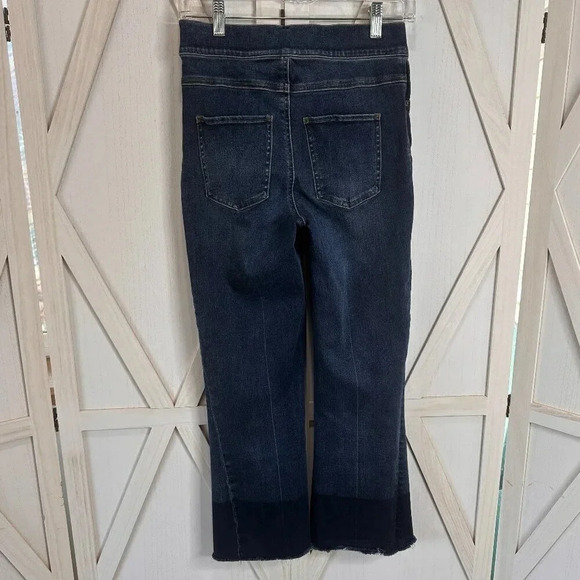 Spanx Jeans Cropped Kick Flare Denim Jegging - Picture 3 of 8